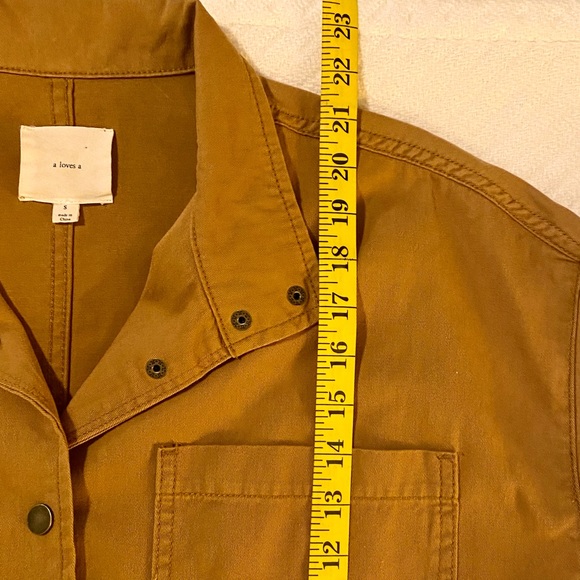 NWOT A Loves A cropped, belted jacket (S) - Picture 8 of 11